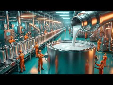 Inside the Wall Paint Factory: From Pigment Powder to Perfect Cans (Full Process)