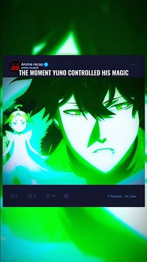 The Day Yuno Unlocked His Full Power | Black Clover | Yuno and bell | Wind spirit