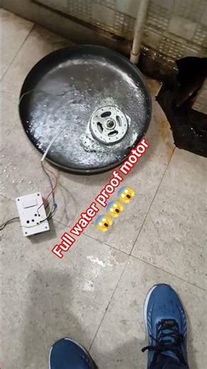 Full water proof motor testing || washing machine fully water proof motor