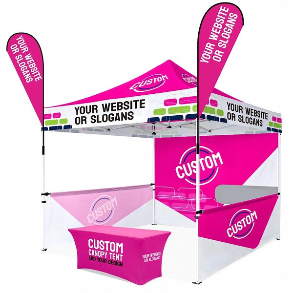 Custom Canopy 10x10 Pop up Tent With Logo, Portable Instant Shade for Business, Outdoor Events, Trade Shows and Commercial Event - Etsy