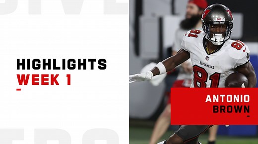 Antonio Brown's best plays from 121-yard night | Week 1