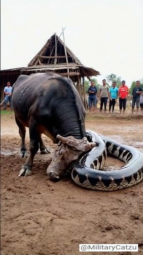 bull vs giant python
