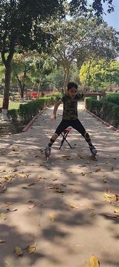 Freestyle Skating | Inline Skating Stunt | Multiple Attempt | Roller Skating #motivation #shorts