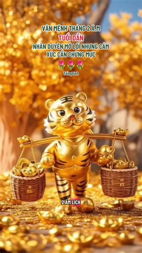 Tuổi Dần tháng 2 âm#12congiap #loihayydep68 #tuvi12congiap #tuoidan #phongthuytamlinh