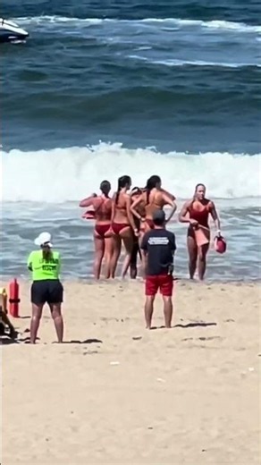 Baywatch is real! Lifeguard training on Los Angeles Beaches #baywatch