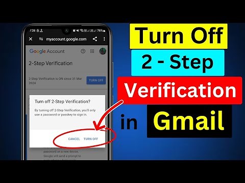 How to Turn Off 2-Step Verification in Gmail 2025