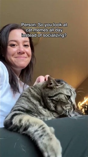 Scrolling Cat Memes Counts As Socializing