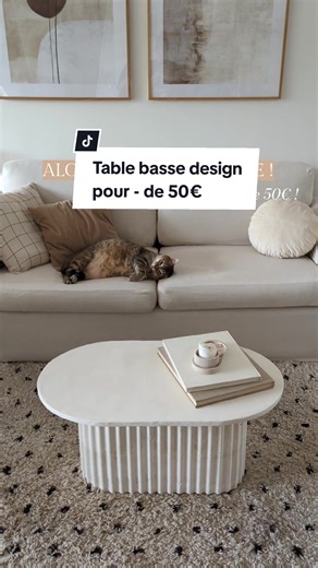 Fabriquer une table basse design pour moins de 50€
