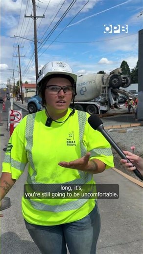 At Work With — A construction traffic flagger 🚧🚦 #AtWorkWith