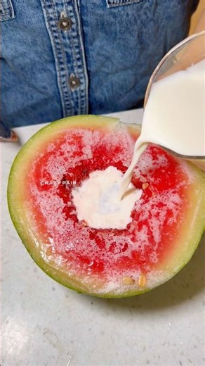 Super Creamy 2-Ingredient Watermelon Sorbet Ice Cream! 🍦😍 | Crazy Pair