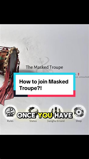 How to join the new sect: Masked Troupe? #wherewindsmeet #wwmcies4 #wherewindsmeetgameplay #honkcup #wwm