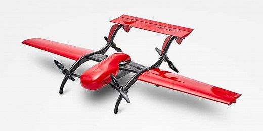 Hybrid VTOL Fixed-Wing Drone/UAV