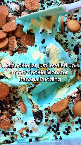 Delicious Banana Pudding Recipe with Cookie Monster Twist