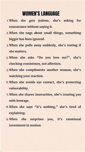 WOMEN’S LANGUAGE #psychology #humanbehavior
