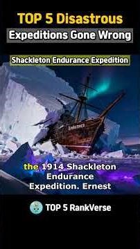 Top 5 Disastrous Expeditions Gone WRONG #history #mystery #adventure