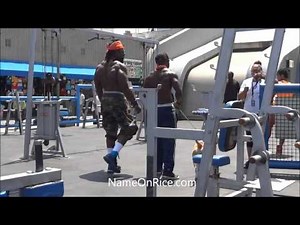 VERY STRONG MEN WORKOUT (KALI MUSCLE) AT MUSCLE BEACH, VENICE BEACH CALIFORNIA MAY 28, 2013