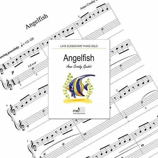 Angelfish, piano solo by Anne Crosby Gaudet