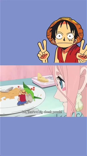 Luffy Eating Food - A Hilarious Anime Moment