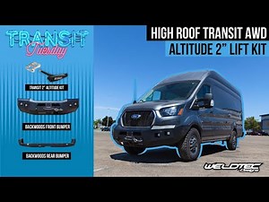 Best Overlander High Roof Ford Transit AWD Mods | Suspension Upgrade 2" Altitude Lift Kit