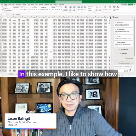 Boosting productivity in Excel with Microsoft 365 Copilot
