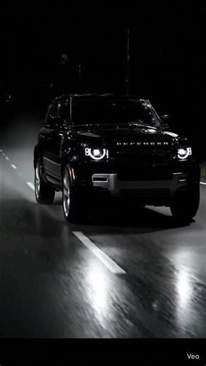 Black Land Rover Defender Cinematic Reveal | Ultra Realistic AI Car Video 4K