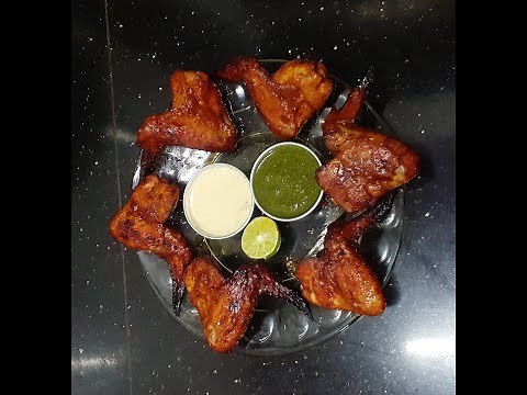 crispy chicken wings in convection oven| chicken wings fried | home kitchen recipes