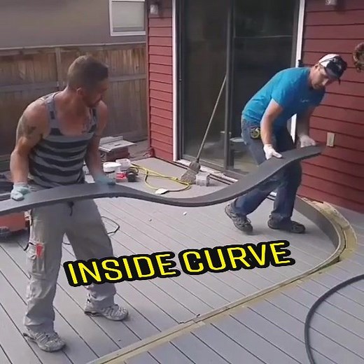 Bending Composite Decking for Custom Curves