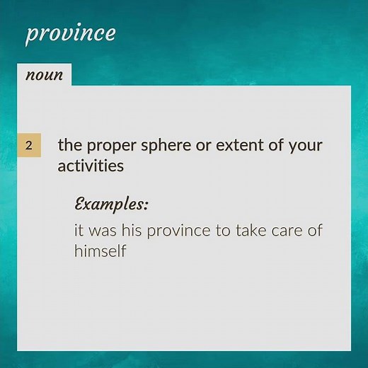 Provinces | meaning of Provinces