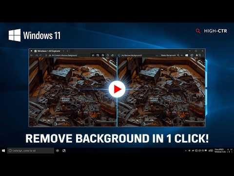 No Apps Needed! - how to remove photo background on Windows 11 instantly