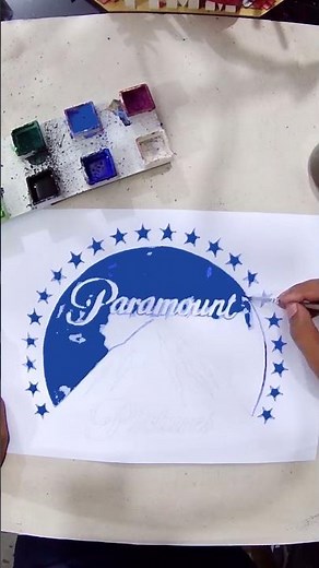 How to draw the Paramount logo #shorts #Paramount
