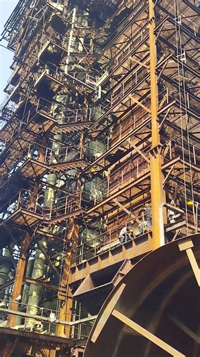 Boiler inlet Duct Erection #Fabrication #Erection#industrialboiler#ind Synergy ltd#powerplant