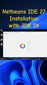Netbeans IDE 27 Installation with JDK 24 #shortsfeed #coding #viralvideo #viral #java #shorts