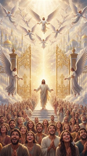 The Gates of Heaven Opened! ✨ | Jesus Welcomes Thousands into Paradise | #Shorts