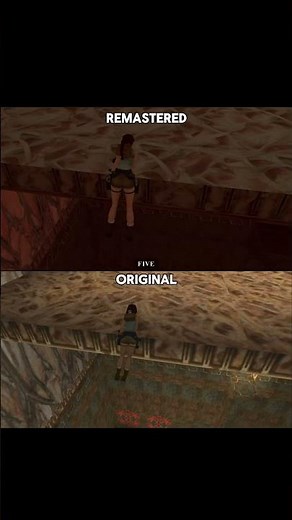 Tomb Raider Vs Remastered Cutscene Comparison #gaming #tombraider