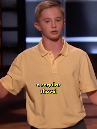 13 year old SHAKES UP the construction industry 😱 #sharktank #tvshow #smallbusiness #bluemonday #youngentrepreneur