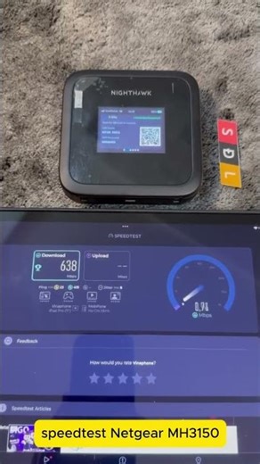 Bộ phát WiFi 4G/5G Netgear Nighthawk M3 model MH3150 mẫu dành cho Châu Âu (5G speedtest cao)