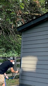 New video on YouTube! First time using a legit airless sprayer and WOW it was amazing! Think I sprayed the entire shed in about 30 minutes. #shed #diyshed #shedbuild #painting #paintsprayer #fixthisbuildthat | Fix This Build That