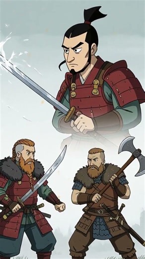 Samurai vs. Viking: Ultimate Warrior Showdown #curiosity #funfacts