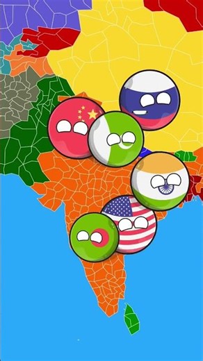 India Play Game In Other Country #countryballs