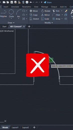 Hoy te enseño a hacer las puertas de tus planos de forma rápida y sencilla 🚀🔥 Si quieres aprender más tips sobre AutoCAD únete a mis clases gratis en el link de mi perfil 🔥🔥 #arquitectura #tips #autocad #planos #ingeniería