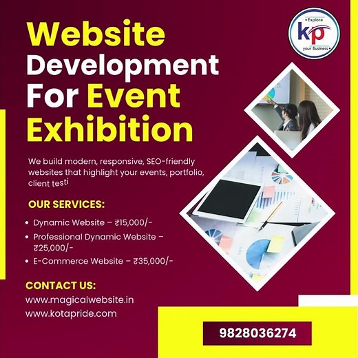 Website Development Services for Event & Exhibition Companies in 2025 | Kotapride Agency