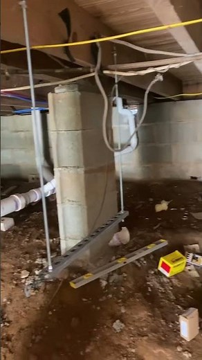 How to hang an air handler using Sammys threaded rod and unistrut #hvac