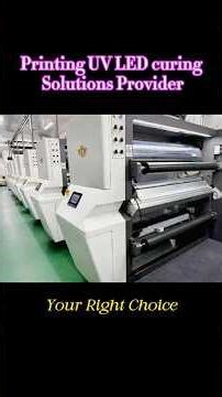 Printing UV LED Curing Solutions Provider #shorts #flexoprintingmachine #uvled #uvprinter