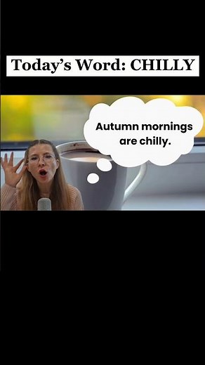 What Does “Chilly” Mean? Easy English for Kids #englishteacher #englishforkids #vocabulary #teacher