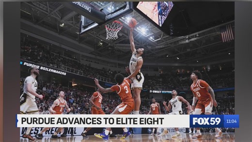 Purdue University advances to Elite Eight