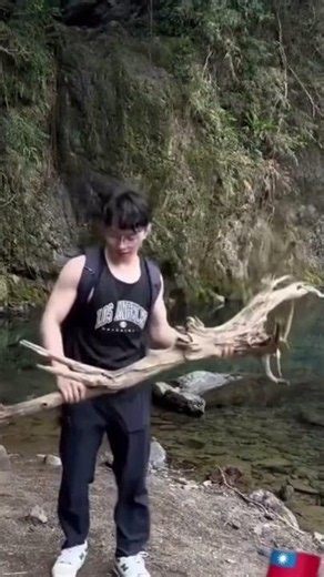 0.0000001% DROP RATE GOD TIER WEAPON on a nature walk! #cutgod #epicfinds #sticks