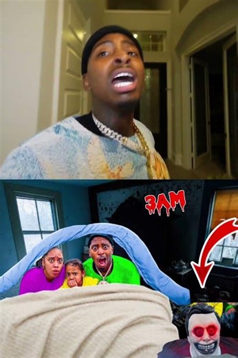 Funny Mike Saw Mr Creepy Eyes on the Stairs… He Saved His Family! 😨 #shorts