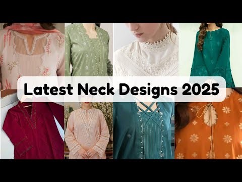 Latest Neck Designs 2025 | Stylish & Trendy Neck Patterns for Dresses & Kurtis