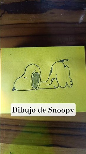 Cómo Dibujar a Snoopy ✨ Paso a Paso