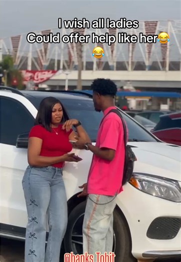 Woman Helps Stranded Beggar with Kindness